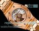 Swiss Replica OMF Frosted Gold Audemars Piguet Royal Oak 15400 Rose Gold Black Face Watch (7)_th.jpg